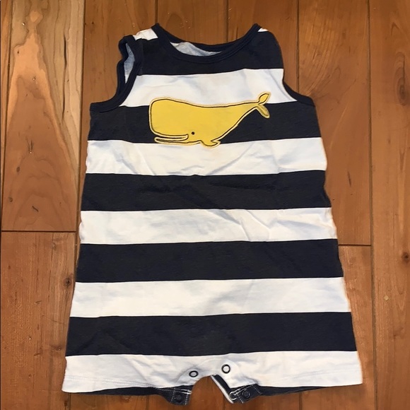 Carter's Other - EUC Carter’s Striped Whale Onesie Carter's Other - EUC Carter’s Striped Whale Onesie